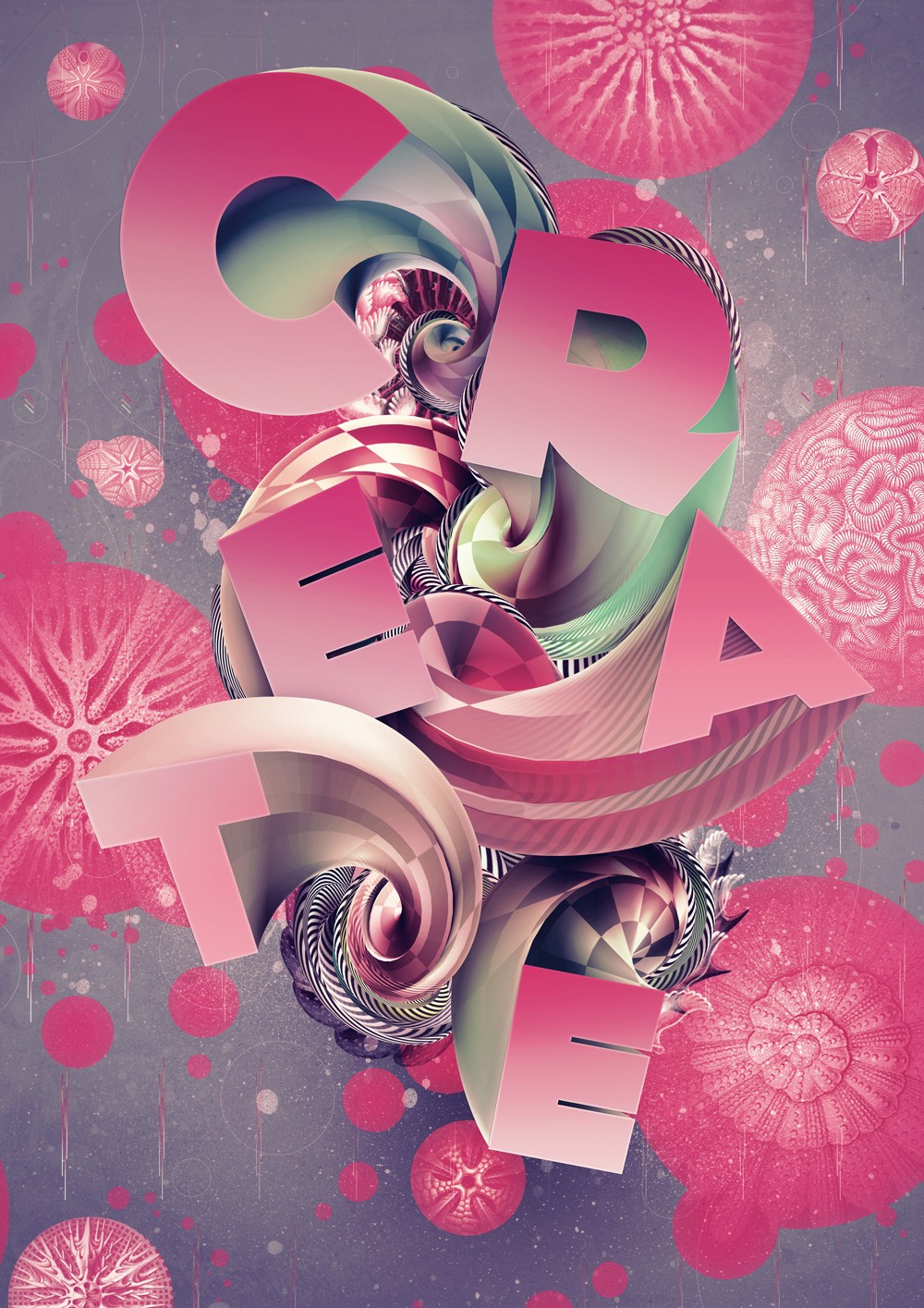 Create 3D type art using Photoshop CS5